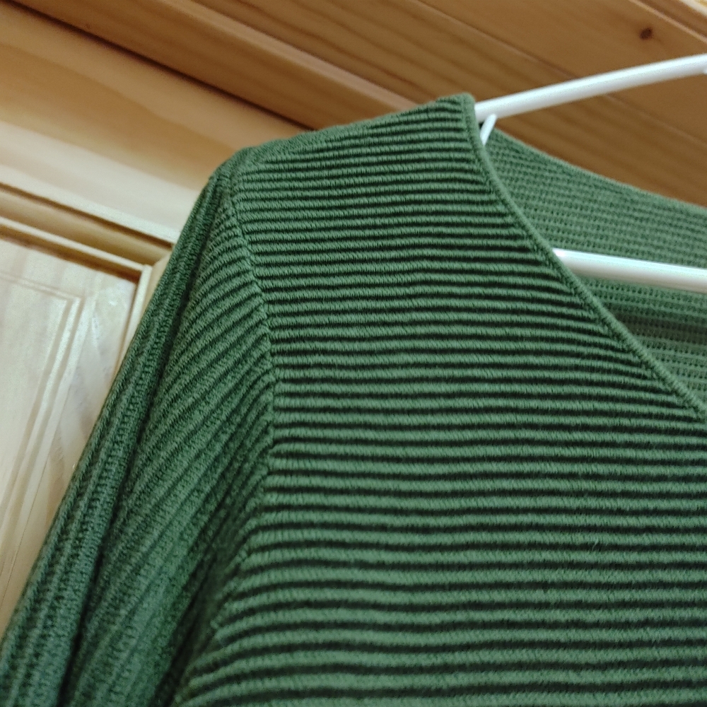 Beautiful sweater size small has never been worn in great condition sage green